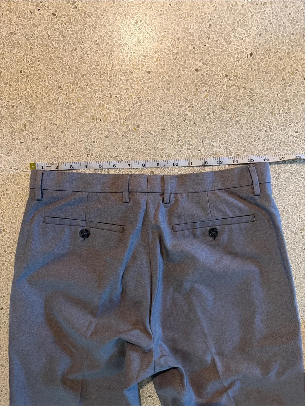 Banana Rebublic Non Iron Modern Slim Fit Gray Dress Chino Pants 31 x 34 NEW!